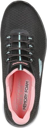 Кросівки жіночі Skechers Summits Black Mesh Pink (40 EU) - дихаючі спортивні