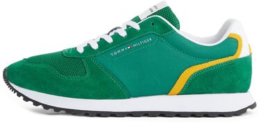 Чоловічі кросівки Tommy Hilfiger Runner New Eva Summer Nylon Pop із замшею, колір Green Nouveau Green, розмір 44 EU