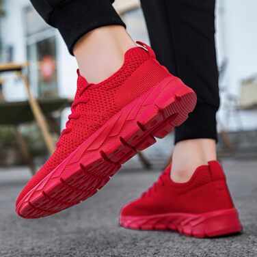 Кросівки для бігу ZGPWZWL для чоловіків, спортивні, легкі літні (41 EU, червоні)