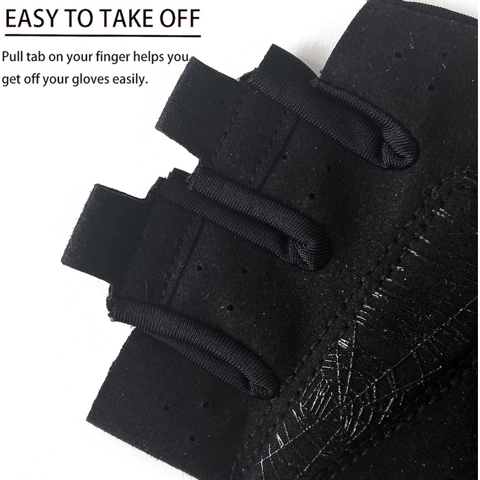 Рукавички для фітнесу eerkKing: дихаючі спортивні рукавички для занять у фітнес-клубі, їзди на велосипеді, йоги та танців (S, гелеві вставки, чорний)