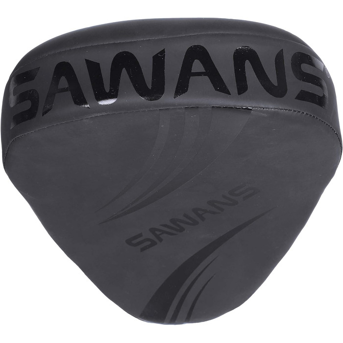 SAWANS® Box Fokus Pads з гаками та рукавичками для удару, штучна шкіра, кікбоксинг, MMA, вигнута рука, щит для ударів, цільові подушки, бойовий спорт, тренування Муай-Тай (матова чорна)