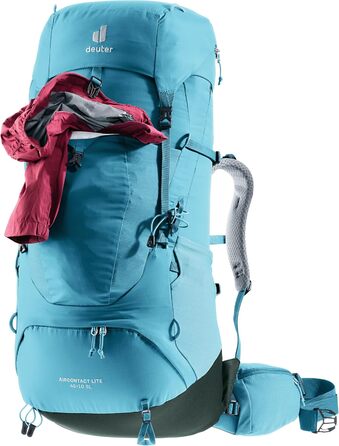 Жіночий трекінговий рюкзак Deuter Aircontact Lite 45+10 SL, легкий