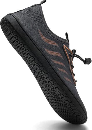 Шкарпетки для плавання IceUnicorn: шкарпетки для басейну, аквашузи для жінок та чоловіків, швидковисихаючі, для серфінгу, білі, помаранчеві, сірі в горошок (40 EU)