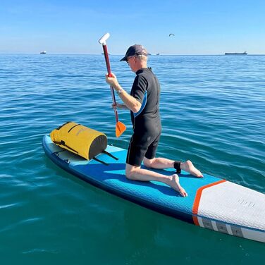 Водонепроникний рюкзак WELDUN 50L з IPX8 захистом для каякінгу, кемпінгу та водних видів спорту (Жовтий)