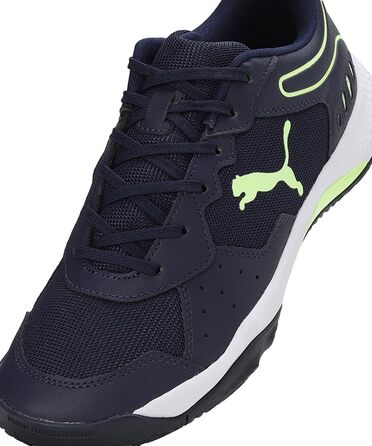 Чоловічі футбольні бутси PUMA Solarsmash Rct, 42.5 EU, Puma Marineblau Fast Gelb Puma Weiß