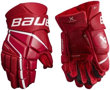 Хокейні рукавички Bauer Vapor 3X Senior, 14 дюймів, червоні