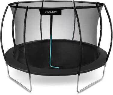 Батут для саду Outdoor, діаметр 244 см (8FT) з захисним оградою та м'якими ніжками. Дитячий батут для активних ігор та фітнесу, витримує до 100 кг.
