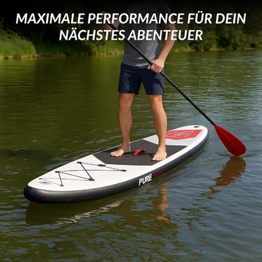 Надувний SUP Stand Up Paddle Board (150 кг) з комплектом: насос, весло, рюкзак, фініш, страховка, для водних видів спорту та паділінгу