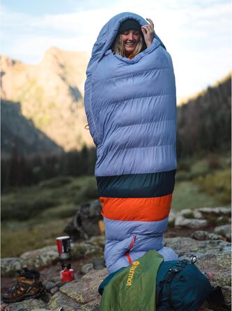 Сплячий мішок Marmot Teton для жінок, пуховий, 650 кудрявий гусячий пух, -40°C, 168 см, 183 см