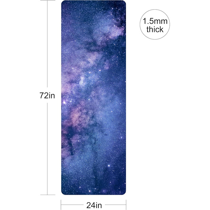 Yogamat Nuveti з натуральної замші та каучуку, 183x61 см, для йоги, пілатесу та фітнесу, з сумкою