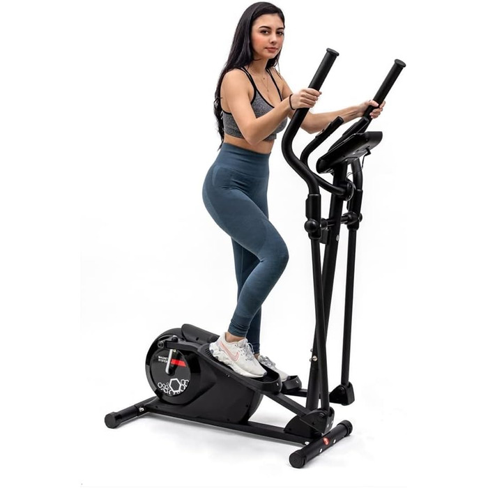 Еліптичний тренажер TechFit E300 для дому, магнітний, кардіо та фітнес, для схуднення, розміри 120x58x155 см