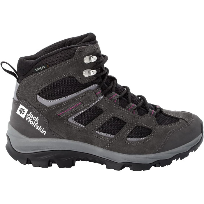 Черевики похідні Jack Wolfskin Vojo 3 Texapore Mid W для жінок, 38 EU, Dark Steel Purple
