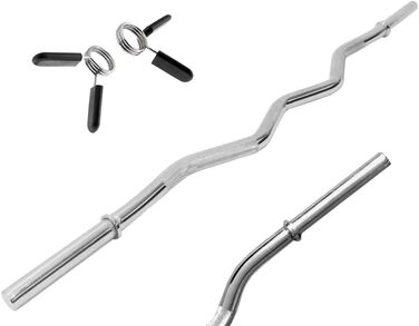 Гриф для штанги POWER EXTREME SZ, 120 см, 30 мм, з пружинними замками