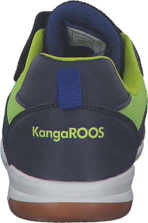 Дитячі спортивні зала-тенісні кросівки KangaROOS Backyard 2.0 (36 EU) - темно-синій, лайм