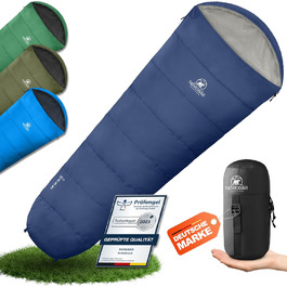 Спальний мішок 3 сезони та літній ультралегкий [750г/1500г] | Намету мішковидний спальний мішок | компактний | для кемпінгу, подорожей, гірських походів | літній спальний мішок блакитний 750г