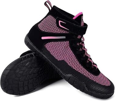 Жіночі борцовки для боксу з плоскою підошвою (36 EU, широка, Чорна троянда)