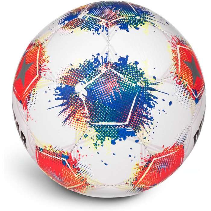 М'яч для футболу Derbystar Bundesliga Brillant Mini - білий, синій, червоний