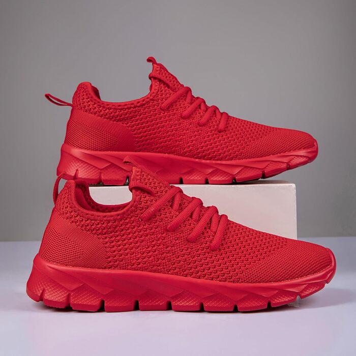 Кросівки для бігу ZGPWZWL для чоловіків, спортивні, легкі літні (41 EU, червоні)