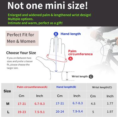 Зимові рукавички Origem для чоловіків та жінок. Теплі рукавички з вовни з підкладкою з флісу, сенсорні, для спорту та активного відпочинку. Чорний колір.