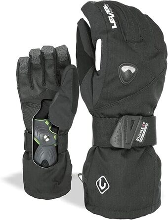 Чоловічі рукавички Level Fly 3XL, чорні, зимові, для спорту