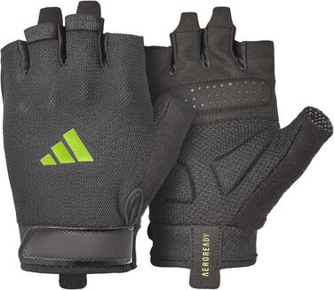 Рукавиці для тренувань Adidas Essential Aeroready (XS, Зелені) - вологовідвідні, з м'якою шкіряною долонею