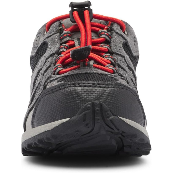 Дитячі трекінгові черевики Columbia Redmond Unisex, чорний/червоний (4 Big Kid)