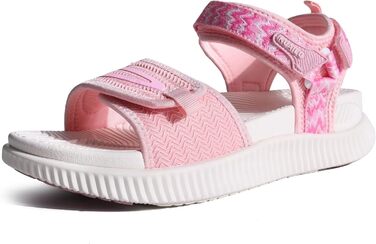 Сандалії жіночі KuaiLu для трекінгу та відпочинку: ортопедичні, з регулюванням на липучці, рожеві (39 EU)