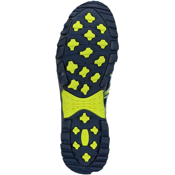 Чоловічі трекінгові кросівки CMP Altak WP, 46 EU, Blue Ink Yellow Fluo