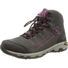Жіночі трекінгові черевики Brütting Mount Shasta сіро-чорно-рожеві (37 EU)