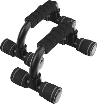 Набір гантелей для віджимань Flintronic (2 шт), неслизькі ручки для тренування м'язів та сили #3 Темно-сірий