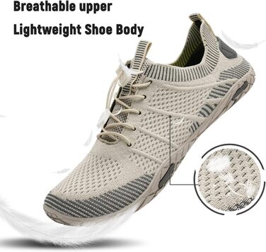 Шкарпетки для плавання IceUnicorn: аквашузи для жінок та чоловіків, швидко сохнуть, літні, розмір 38 EU, бежеві