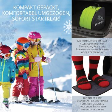 Рюкзак для дитячих гірськолижних черевиків BambiniWelt by Rafael K. - чорний