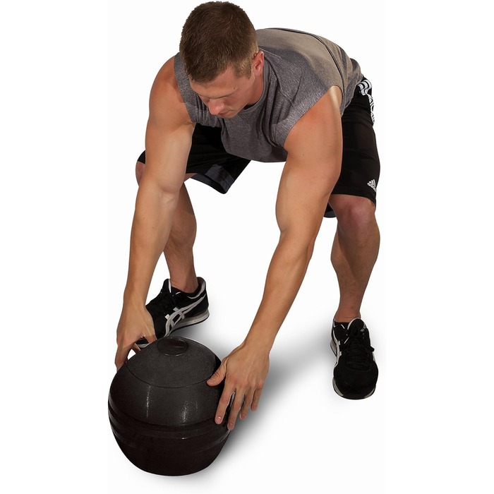 Слэмбол BODY-SOLID 13,6 кг (30 lbs) для фітнесу, кросфіту, гумовий м'яч для силових тренувань