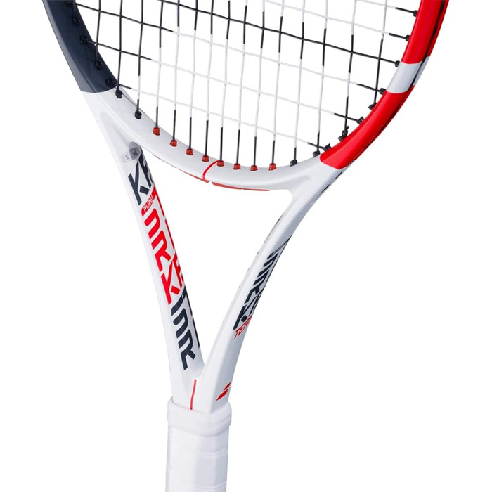 Тенісна ракетка Babolat Pure Strike Team 2019, без струн, біло-чорно-червона, розмір 2