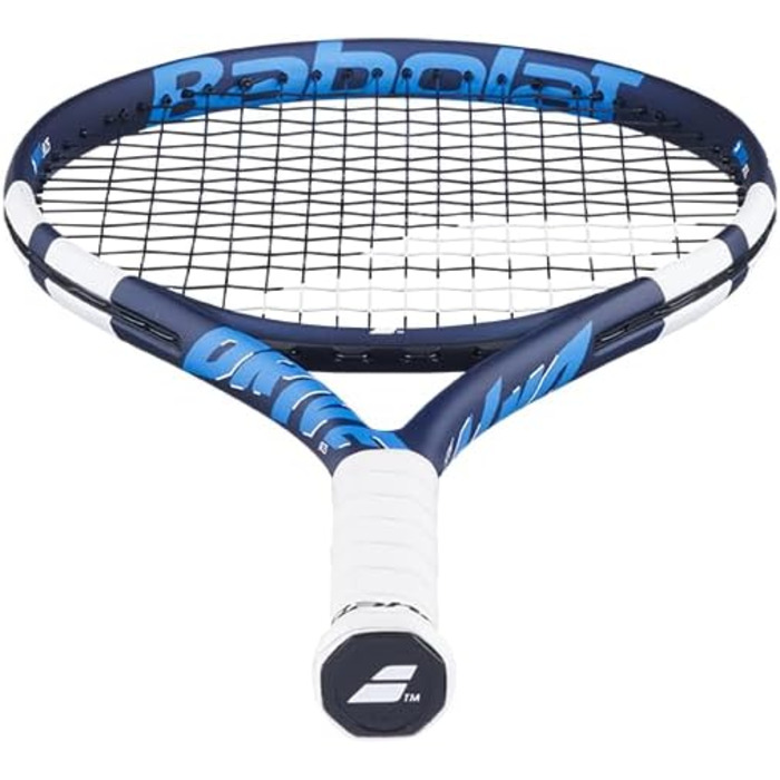 Тенісний корт Babolat Drive Junior – блакитно-червоний, 230 г, для хлопчиків 9-11 років