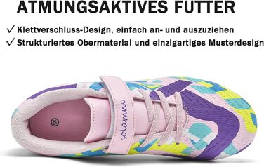 Дитячі футбольні бутси Firm Multi Ground - професійні, легкі, для гри на штучному покритті, зала, вулиця, тренування (32 EU, рожеві)