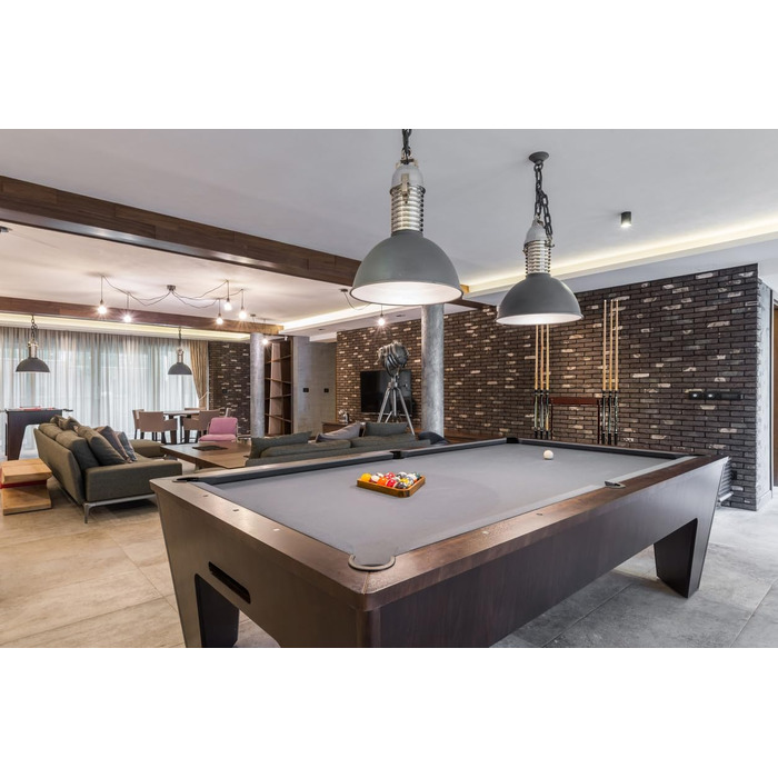 Підвіска для більярдної кулі Flintar Wand-Queue-Halter, з масивного твердого дерева, магонієве покриття, для настінної установки