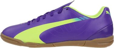 Кросівки футбольні PUMA Evospeed 5.3 Jr для залу, 37 EU, кольори: Prism Violet, Yellow, Blue