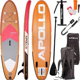 Надувна SUP-дошка Apollo iSUP комплект: весло, насос, для початківців і профі, 10’8, 12’, дошка для сапбордингу