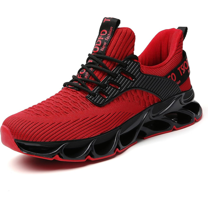 Чоловічі кросівки Wanhee для бігу та спорту (42 EU, колір 1919 Rot)