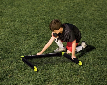 Дитячі розкладні футбольні ворота 90x60x60 см + м'яч та насос — INNOV8