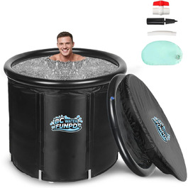 Ванна для холодової терапії для спортсменів – портативна ванна для крижаного душу, 105 галонів, овальна