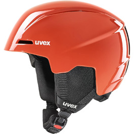 Дитячий лижний шолом uvex viti, унісекс, червоний, 46-50 см