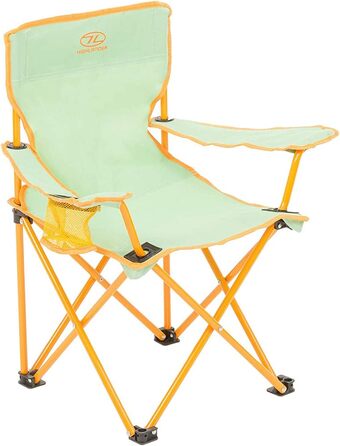 Складний стілець Highlander Kelburn, 64 x 56,5 x 39 см, сталь, м'ятно-зелений