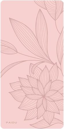 Килимок для йоги великого розміру 72'x36'x0.4' - комфортний, неслизький, для занять вдома, в залі або в студії. Колір: Рожевий