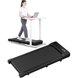 Тренажер для ходьби HomeFitnessCode Walking Pad з нахилом - біговий килимок для дому та офісу, чорний