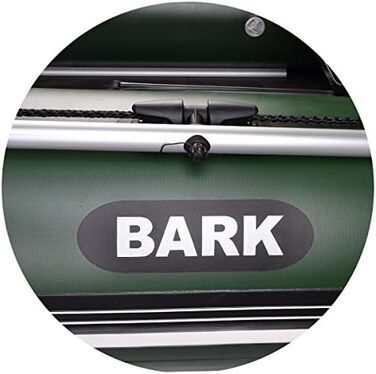 Надувний човен BARK 210 см для риболовлі, 1-місний, професійний, з веслами та аксесуарами