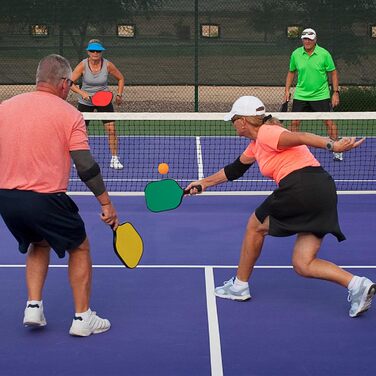 Набір для піклболу GYMAX з металевим каркасом, 6.7 м, з сумкою, вологостійкий, для тренувань у саду, на пляжі та задньому дворі