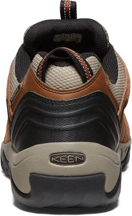 Чоловічі водонепроникні трекінгові черевики KEEN Headout Low Height - Bison Fossil Orange, 45 EU