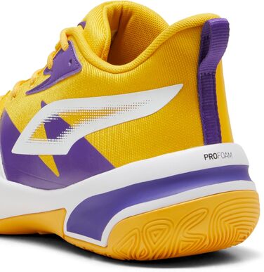 Кросівки баскетбольні чоловічі PUMA Genetics, 44.5 EU, жовтого та білого кольорів